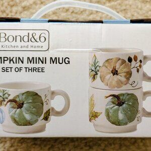 Bond&6 Kitchen and Home Pumpkin Mini Mug - NEW!